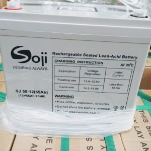 Ac quy Soji 12v-55ah nhập khẩu Thái Lan